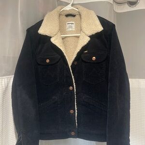 Wrangler Icons Sherpa Lined Corduroy Jacket – Size Large